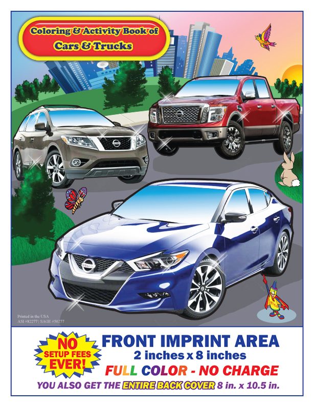 Nissan Imprint Coloring and Activity Book