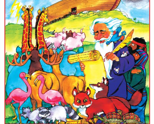 Noah and the Ark Imprint Coloring Book