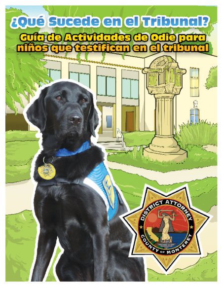 Monterey County (CA) District Attorney's Office Coloring Book Cover Spanish Language