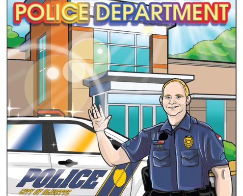 Oilvette Police Department Coloring and Activity Book