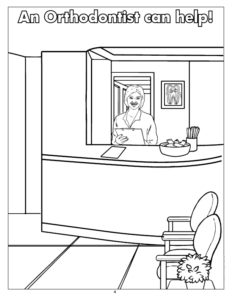 Orthodontist Office Coloring Page