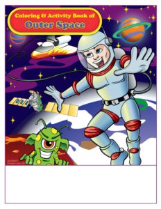 Outer Space Imprint Coloring Book