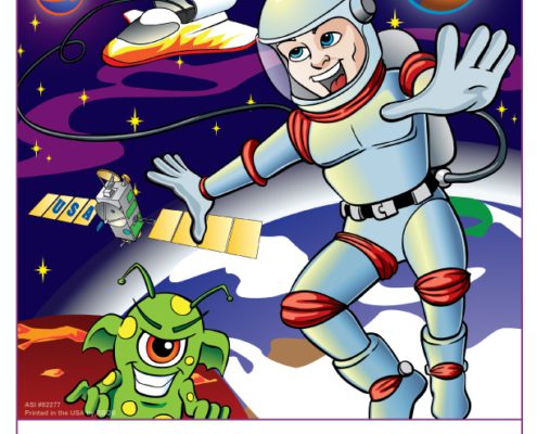 Outer Space Imprint Coloring Book