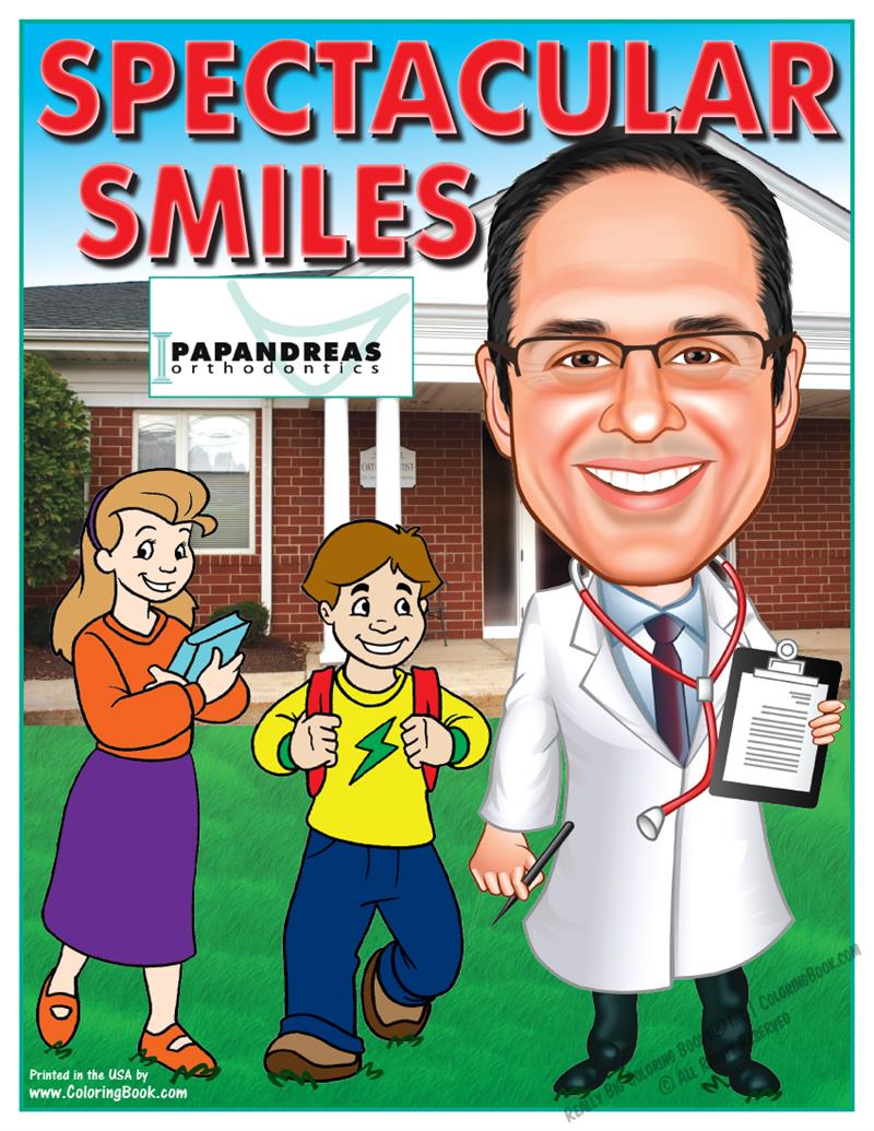 Papandreas Orthodontics - Spectacular Smiles Coloring and Activity Book