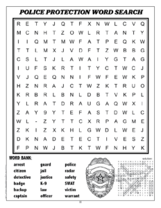 Police Imprint Coloring Book