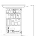 Medicine Cabinet Safety Coloring Page