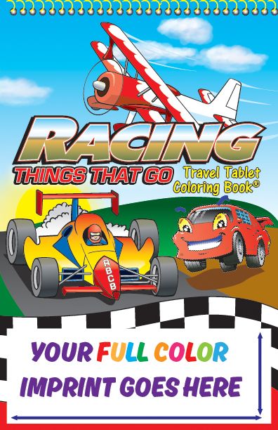 Racing Little Tablet Imprint Coloring