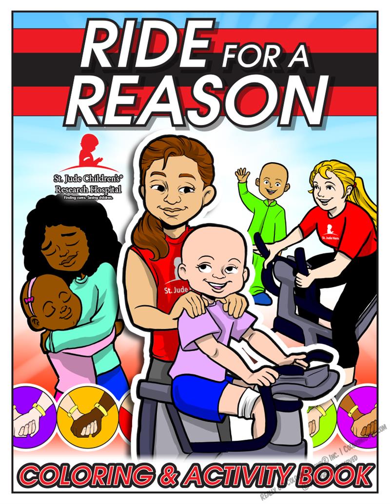 St. Jude Children's Research Hospital Ride for a Reason Coloring and Activity Book
