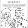 St. Jude Children's Research Hospital Ride for a Reason Coloring Page: Research
