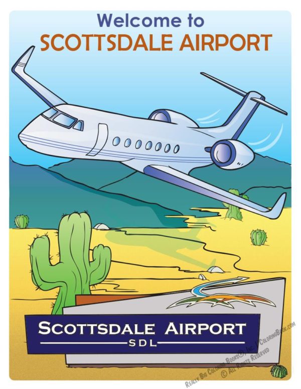 Scottsdale Airport Coloring and Activity Book
