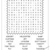 Scottsdale Airport Coloring Page: Word Search