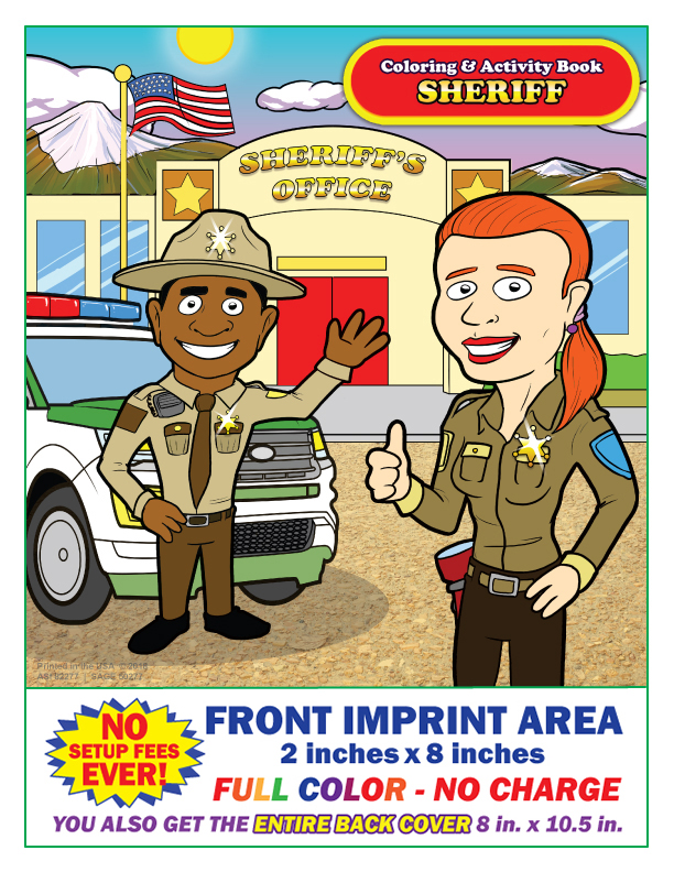 Sheriff Imprint Coloring and Activity Book