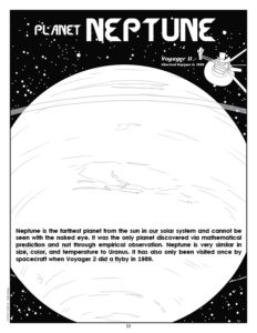 Neptune Solar System Coloring Page