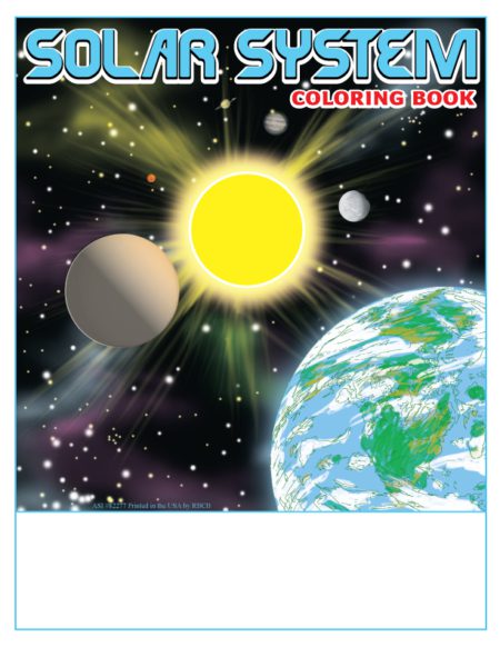 Solar System Imprint Coloring Book
