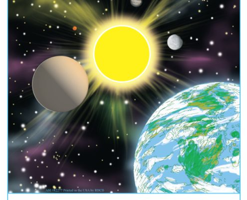 Solar System Imprint Coloring Book