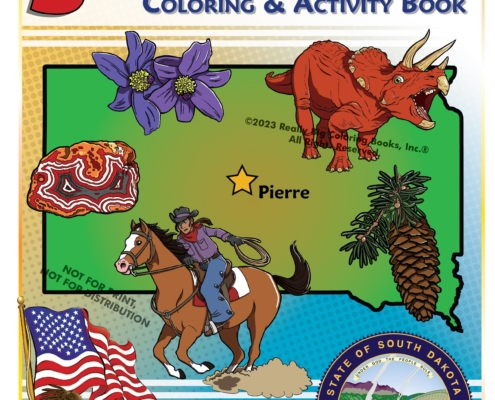 State of South Dakota Coloring and Activity Book