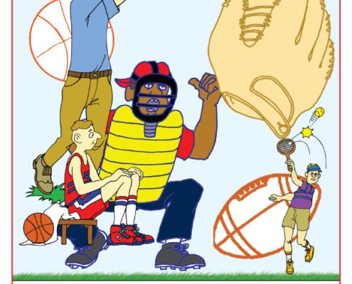 Sports Imprint Coloring Book