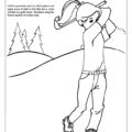 Golf Coloring Page Sports Imprint