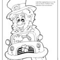 St. Patrick's Day Leprechauns Coloring Page