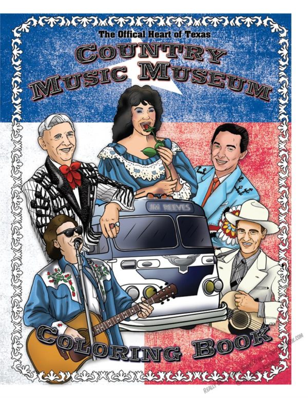 The Official Heart of Texas Country Music Museum Coloring Book