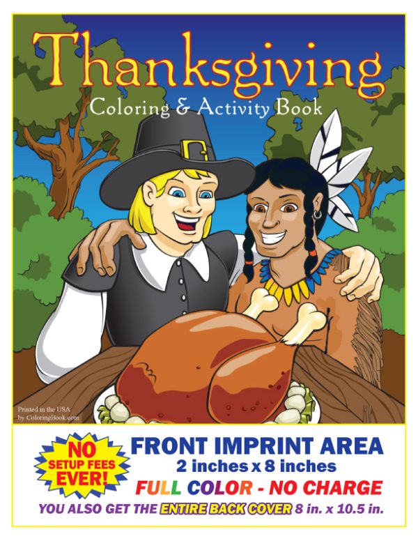 Thanksgiving Imprint Coloring and Activity Book