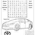 Toyota Imprint Coloring and Activity Book