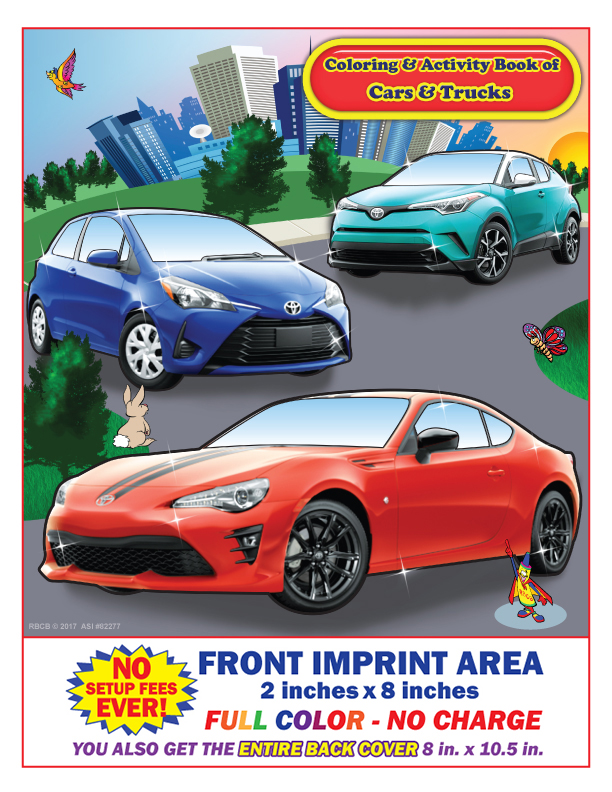 Toyota Imprint Coloring and Activity Book