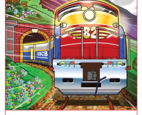 Trains 2 Imprint Coloring Book