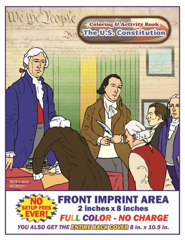 United States Constitution Imprint Coloring Book