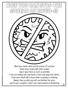 How You Can Stop the Spread Coloring Page
