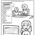 Make a Schedule Coloring Page