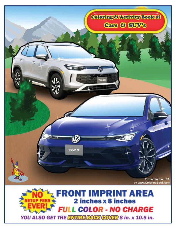 Volkswagen Imprint Coloring and Activity Book