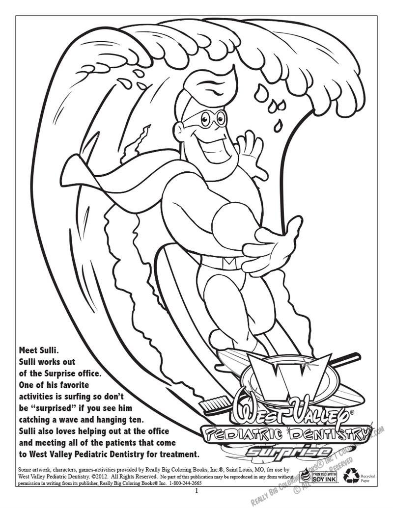 West Valley Pediatric Dentistry Coloring Page: Meet Sulli