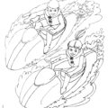 Jet Ski Safety Coloring Page Water Safety