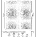 Wild Animals Word Search Activity Page