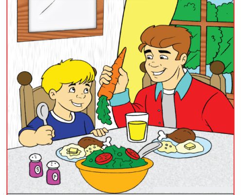 Nutrition Imprint Coloring Book