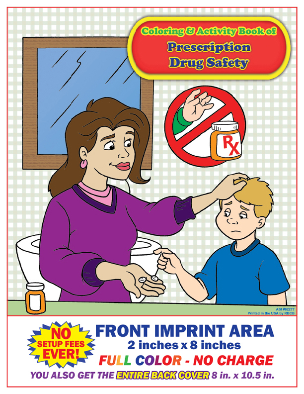 Prescription Drug Safety Imprintable Coloring and Activity Book
