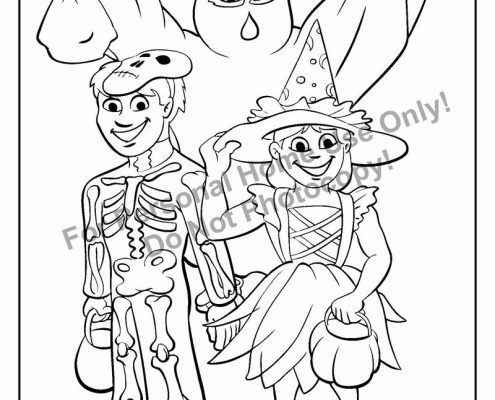 Halloween Downloadable Coloring Page