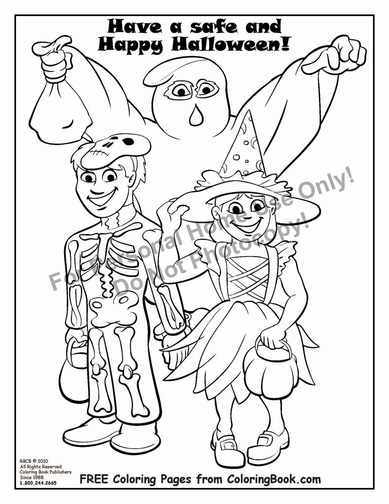 Halloween Downloadable Coloring Page