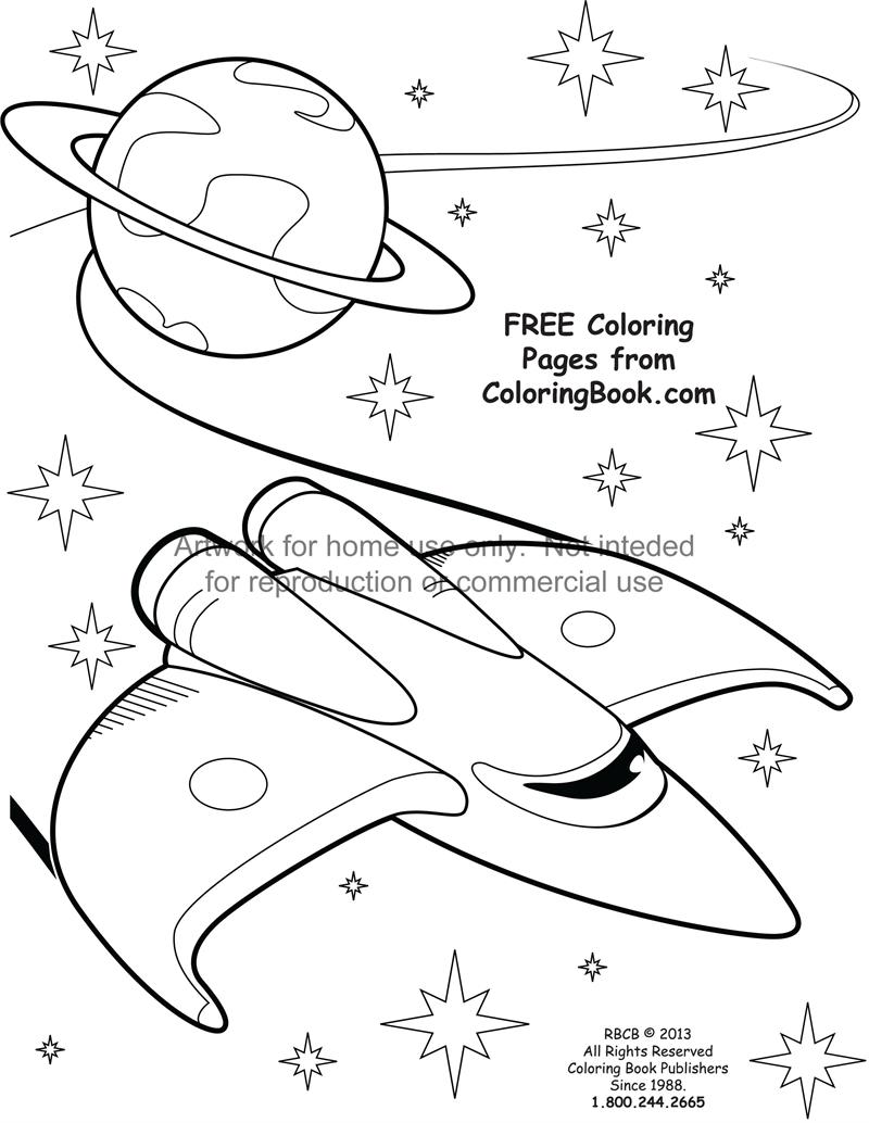 Space Coloring Page   ColoringBook.com   Really Big Coloring Books®