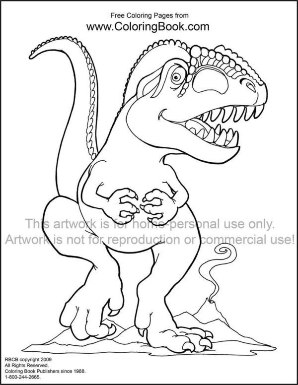 Giganotosaurus Downlaodable Coloring Page