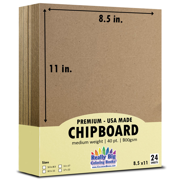 Chipboard 8.5 x 11