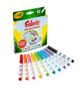 Crayola 10ct Fabric Markers