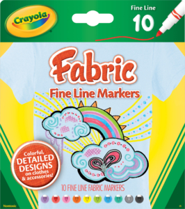 Crayola 10ct Fabric Markers