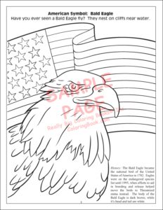 Celebrate America Coloring Page 1