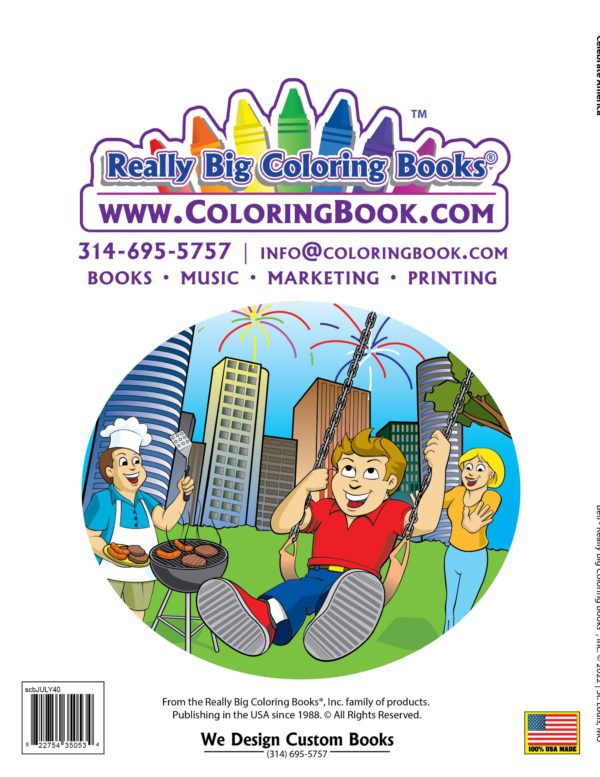 Celebrate America Coloring Book