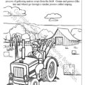 Food and Fun on the Farm Coloring Page 1