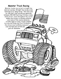 Racing Coloring Page 3