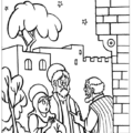 Story of Christmas Coloring Page 10