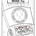 WOKE Flag Coloring Page Draw Your Own